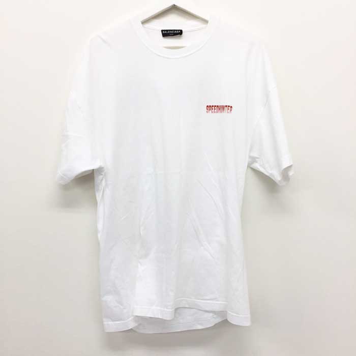 バレンシアガ BALENCIAGA ダブルハムTシャツ スピードハンター XS ホワイト 中古 美品