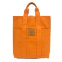 エルメス HERMES フールトゥカバス フレンチフェスティバル ハワイ限定2001 トートバッグ オレンジ【中古】