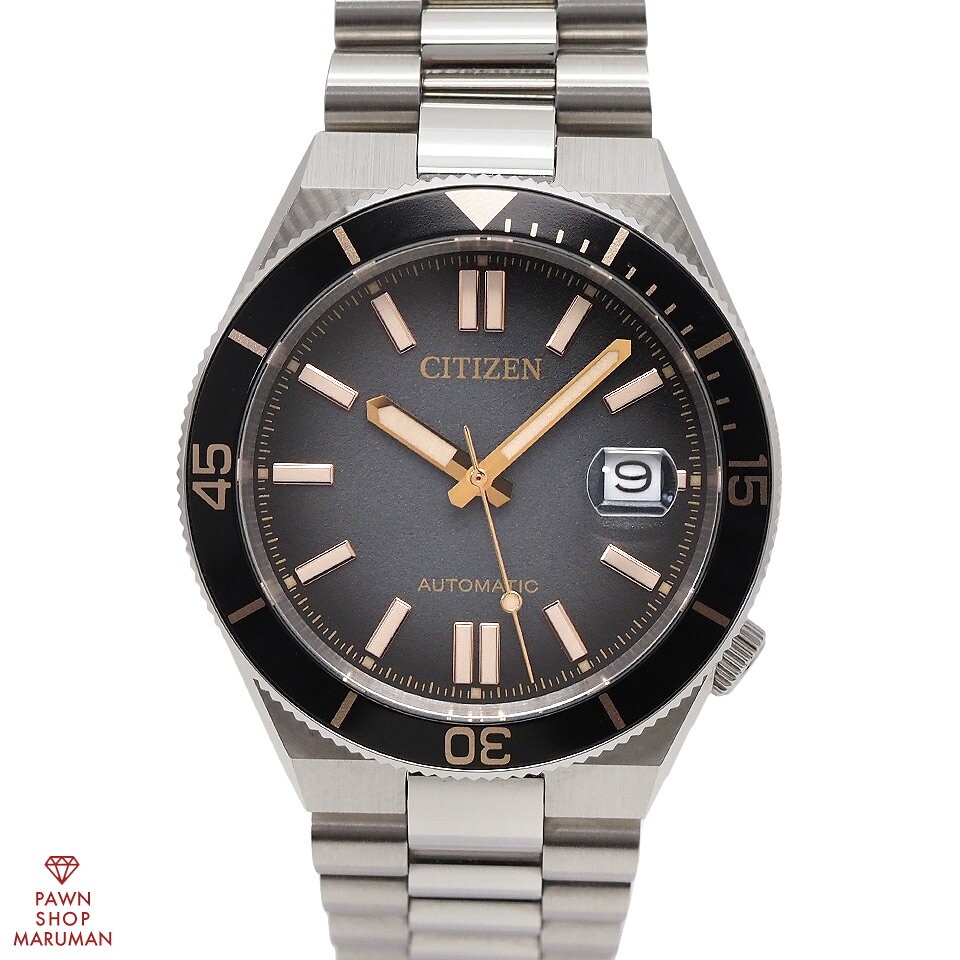 CITIZEN シチズン シチズンコレクション TSUYOSA限定モデル NJ0238-57E 8210-00GHV05 自動巻き SS ブラック【送料無料】【中古】【メンズ】【腕時計】【アナログ】【黒】