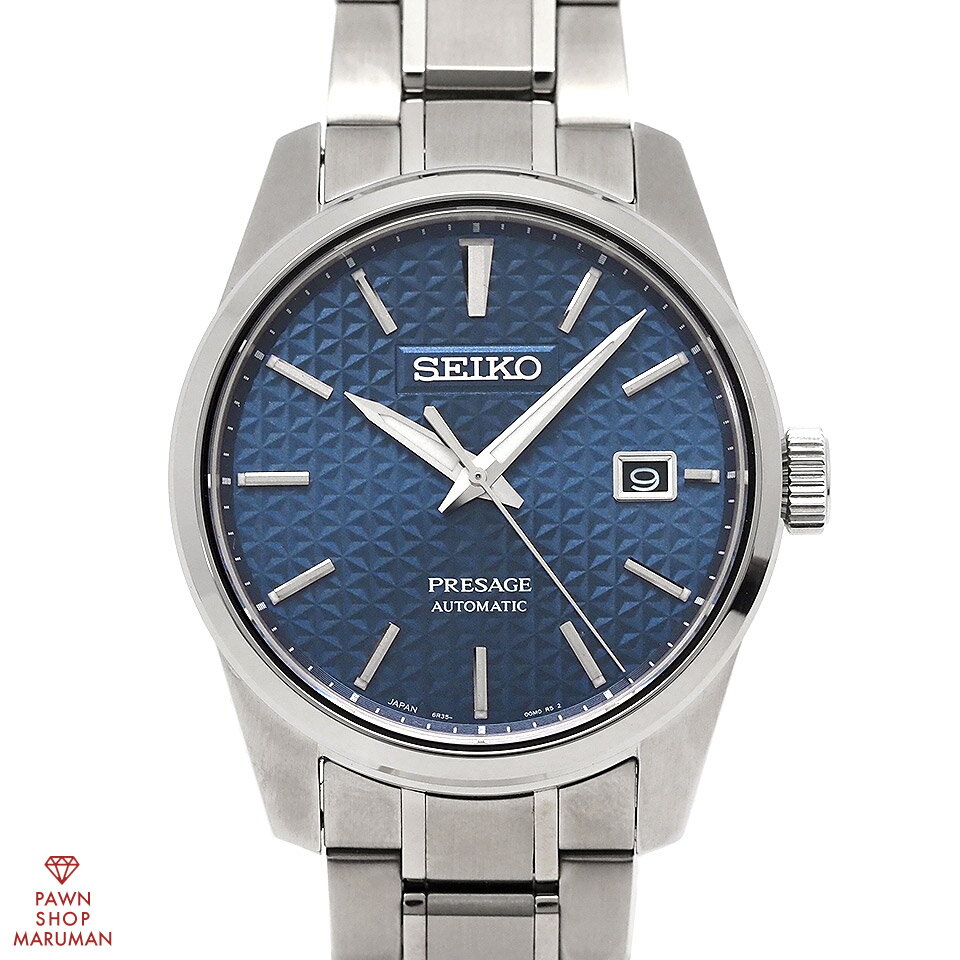 SEIKO セイコー PRESAGE プレザージュ Sharp Edged Series SARX077 6R35-00V0 自動巻き SS ブルー【送..