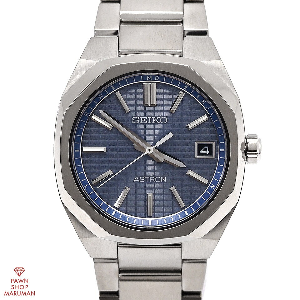 SEIKO セイコー アストロン ネクスター SBXY101 7B62-0AD0 ソーラー電波 チタン ブルー【送料無料】【中古】【メンズ】【腕時計】【アナログ】【青】