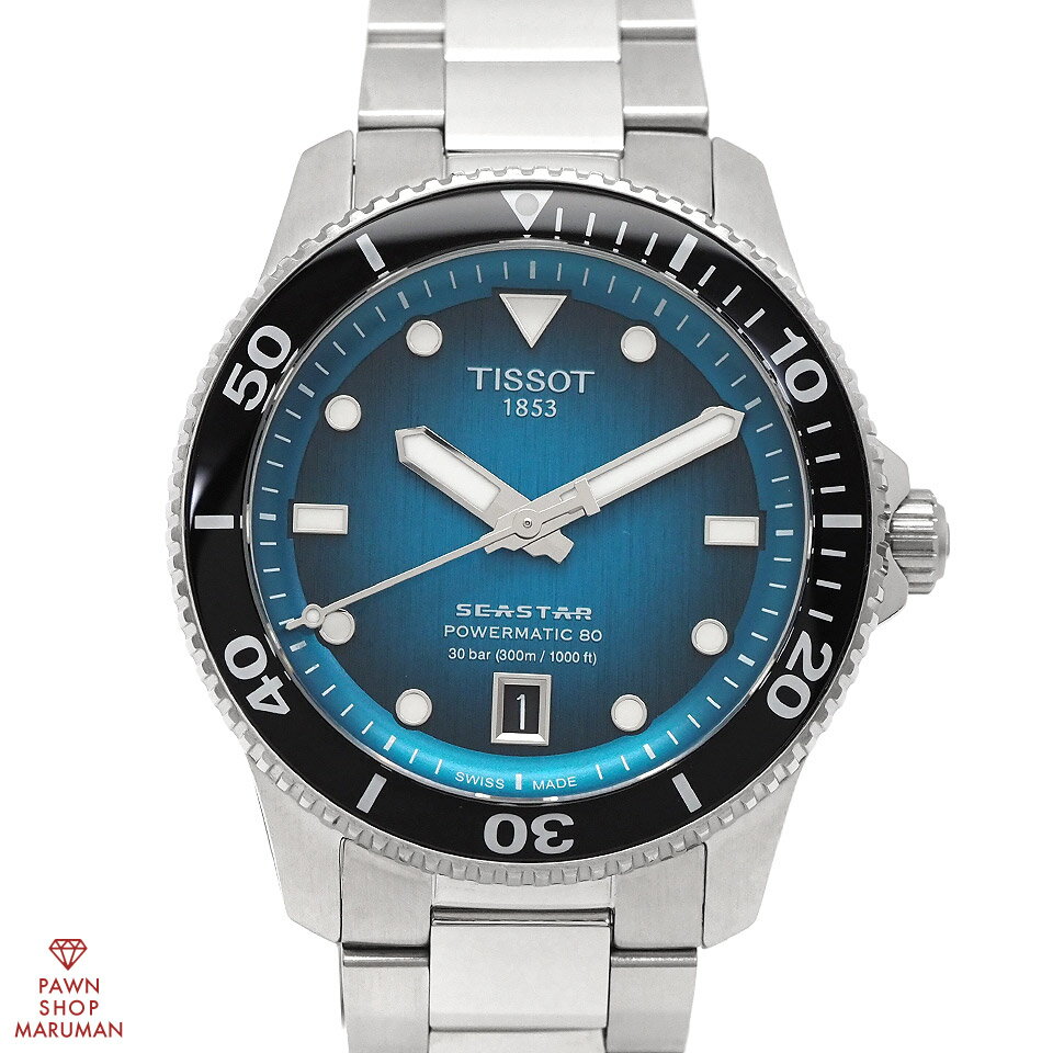とび　TISSOT POWERMATIC 80 自動巻き 中古 青 楽天市場】自動巻き 中古（ブランドティソ）（腕時計）の通販