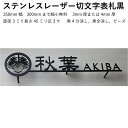 29800円～切文字表札　家紋　切文字　ステンレス　レーザーカット　3ミリor4ミリ厚（厚さにより価格が違います。4ミリは注文後変更。） 横幅350ミリ 300ミリまで縮小無料　フォント変更無料　戸建　おしゃれ　ひょうさつ　アイアン