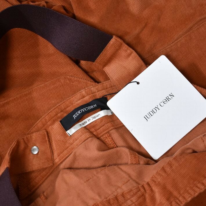 ＼18日まで10%OFF＋定価の50%OFF／ジュディーコーン オーバーオール サロペット 綿 カバーオール ワンオール 春 夏 秋 冬 つなぎ レディース 8834 【大】コール天 こげ茶色 レンガ茶色 フリーサイズ 日本製 JUDDY CORN 半額