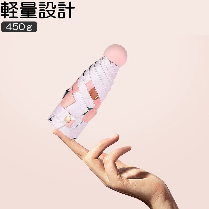＼7月ずっと特別17％OFF＋定価から50%OFF／日傘 折りたたみ 完全遮光 晴雨兼用 軽量 コンパクト 6本骨 フルーツ柄 【中】レディース スタイリッシュ かわいい 雨天兼用 黒色 ピーチ アボカド マンゴスチン 緑の植物 ピンクのお花 半額