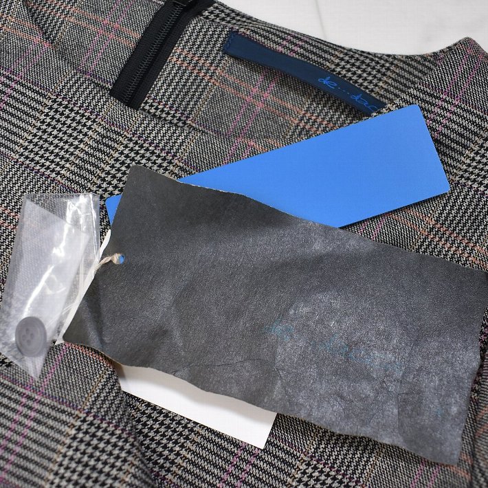 ＼定価から50%OFF＋LINEお友達で特典あり／フィーノライズ 千鳥柄 長袖 Aラインワンピース 530-2474 日本製 高級 ストレッチ素材 【大】 FINO raiz. 千鳥格子 グレンチェック レディース ドレス 半額