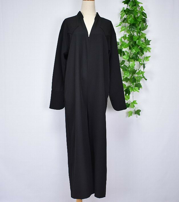 ＼MAX30%クーポン配布中＋定価から50%／ room306 CONTEMPORARY ワンオール オールインワン 長袖 つなぎ レディース 【大】Georgette All-in-one 2253743 黒色/白色 S/M カジュアル かわいい 大人 春/夏/秋 半額