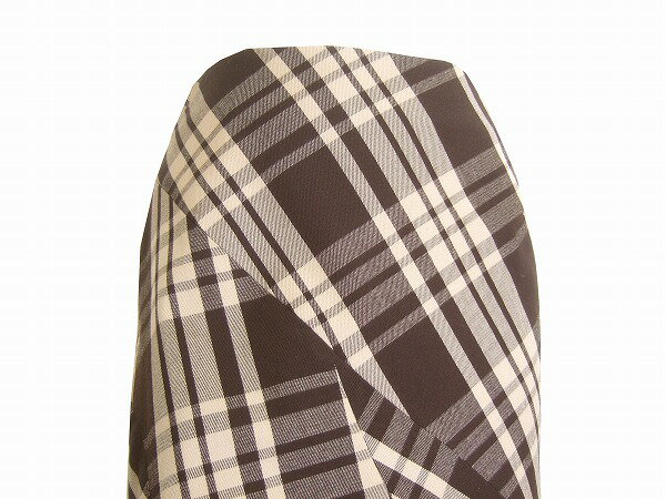 フルフルマーケットの新品同様【中古】リフレクト Reflect 茶 ブラウン 格子柄 伸縮 美形スカート 38号/9号 春秋 レディース ボトムス｜アングル2