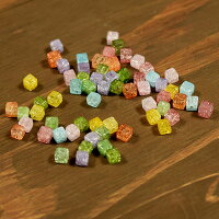 クラッククォーツ(クラック水晶)丸玉丸穴マルチカラーアソート
