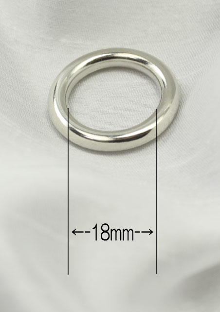 丸カン18mmシルバーわんこワンちゃん内径18ミリ金具内径日本製国産最高級品ペット耐荷重mm個頑丈丈夫