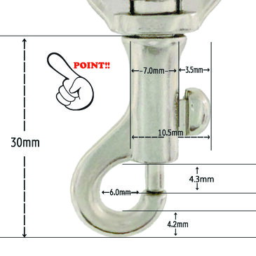 ナスカン わんこナスカン 小 BP（真鍮色）メッキ 4サイズ 9mm 12mm 15mm 18mm 犬 日本製 金具 フック 耐荷重 100kgf 以上 小型犬 最適 頑丈 クラフト 手芸 工芸 プロ向き 手作り キーホルダー