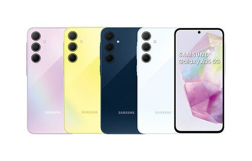 海外GSM携帯販売のジャパエモのSamsung Galaxy A35 5G グローバル版 A356E/DS【IP67防水防塵でリフレッシュレート120Hzでありながらもミドルクラスの海外スマホ】｜アングル2