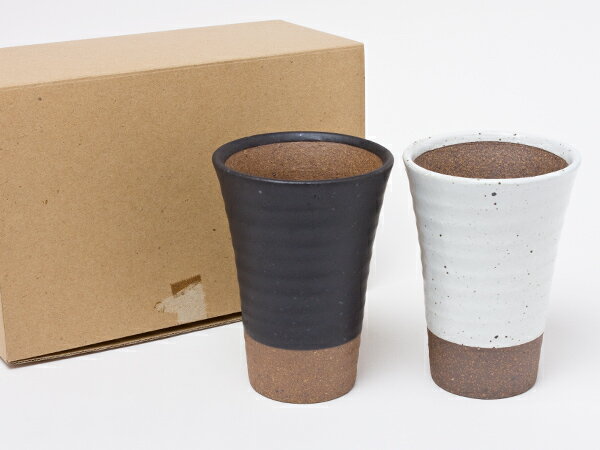 泡立ちビアタンブラー　2客セット cup-14お茶のふじい・藤井茶舗