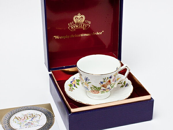 エインズレイ　バラフライ　カップ＆ソーサー aynsley-26お茶のふじい・藤井茶舗のサムネイル