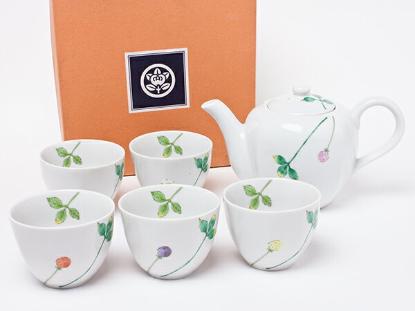 たち吉　野いちご　茶器セット（急須1＋湯呑5客）chakis40お茶のふじい・藤井茶舗のサムネイル