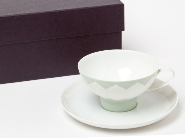 ローゼンタール ローゼンタール/Lotus（ロータス）ミントグリーン　ティーカップ＆ソーサー rosenthal-04お茶のふじい・藤井茶舗