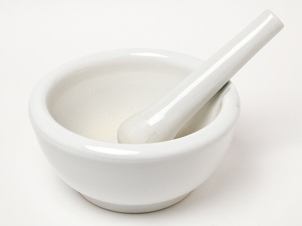 乳鉢 摺棒付　7寸お茶のふじい・藤井茶舗