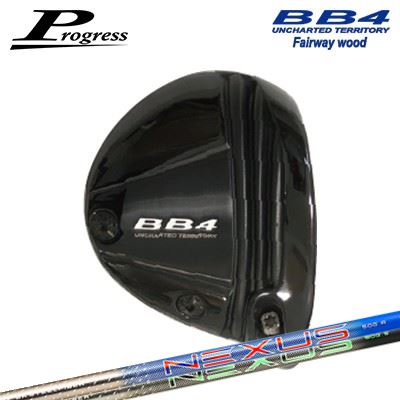 Progress BB4 Fairwey Wood SteelFiber NEXUS BLUE/BLACKプログレス BB4 フェアウェイウッド スチールファイバー ネクサス ブルー/ブラック