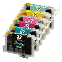 乐天商城 - 【互換インク】エプソン IC6CL32 6色パック 2個セット , 国内製造品 EPSON エプソン プリンター 互換性 インク 互換インクカートリッジ 箱なし