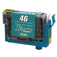 乐天商城 - 【互換インク】エプソン ICC46 シアン, 国内製造品 EPSON エプソン プリンター 互換性 インク 互換インクカートリッジ 箱なし