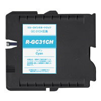 乐天商城 - 【リサイクルインク】リコー GC31CH シアン, RICOH リコー プリンター 再生インク リサイクルインクカートリッジ 箱なし