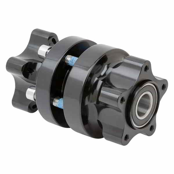 取寄せ カートリッジハブ Hub - Cartridge - Front/Dual Disc - Black - Softail Low Rider S/ST/El Di..