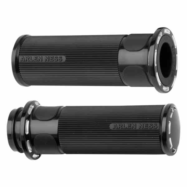 取寄せ フュージョンスロットトラックグリップ アレンネス Black Slot Track Grips for TBW 07-303 DRAG 06301026
