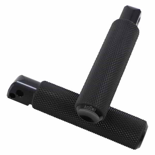取寄せ M-Eight Fusion Footpegs アレンネス Passenger Knurled Peg - Black - FLDE 07-943 DRAG 16201970