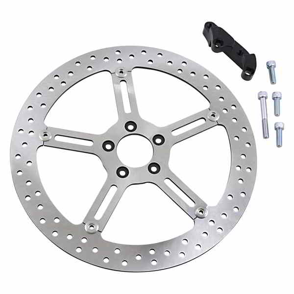 取寄せ ビッグブレーキフローティングローターキット アレンネス Big Brake Rotor - 15 Left - Harley-Davidson 02-972 DRAG 17103193