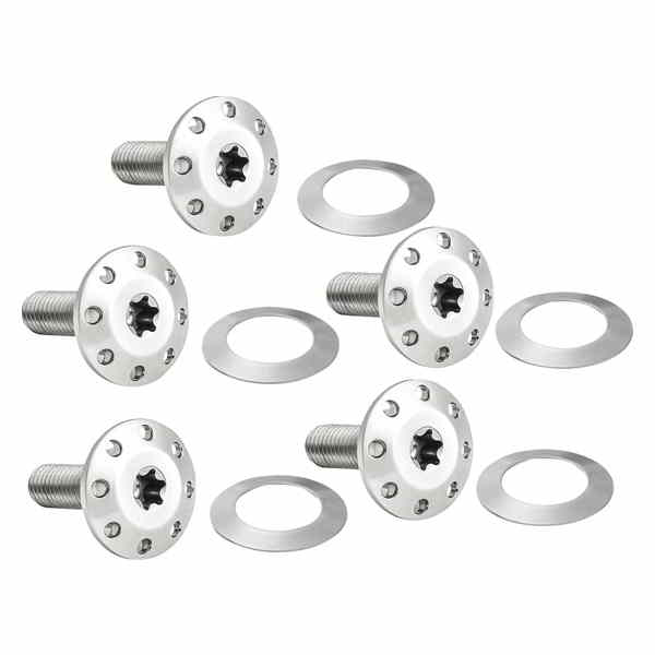  BOLT KIT ROTOR FRONT HOLESHOT 5 PACK SPOKE MOUNT SS 300-905 DRAG 2...