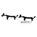 取寄せ 取り外し可能な背もたれ用のドッキングキット - Sissy Bar コブラ Backrest Mount - Black - Chieftain 502-2100B DRAG 15010726