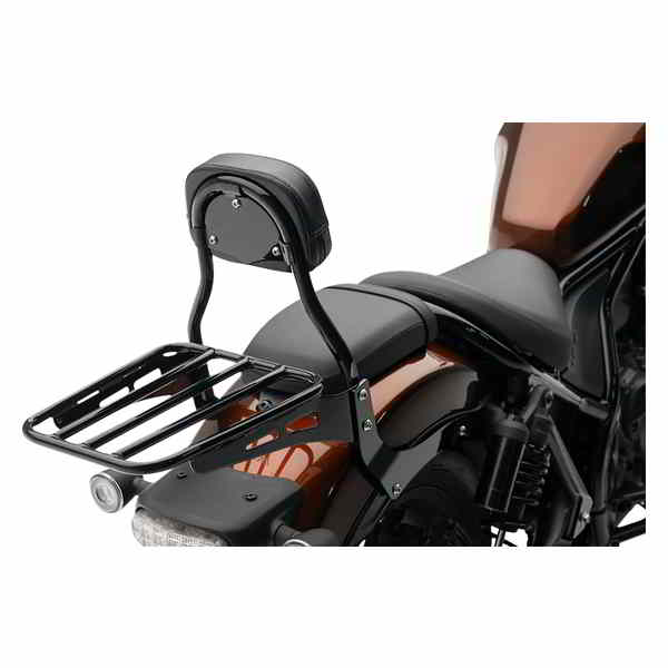  ֥ MINI SISSY BAR ROUND (BLK) REBEL 1100 21-23 02-8609B DRAG 15010794