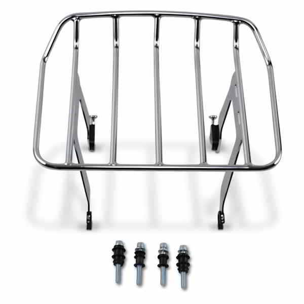 取寄せ BigAss 取り外し可能なソロ荷物ラック コブラ Detachable Solo Rack - FLSL - Chrome 602-2610 DRAG 15100481
