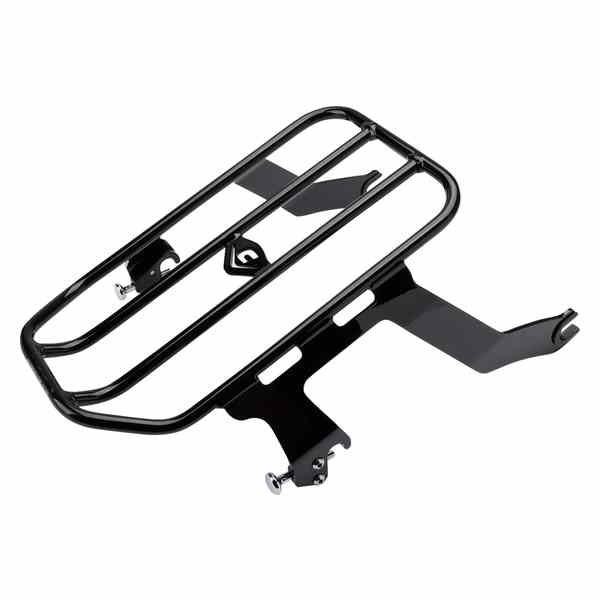 取寄せ 取り外し可能なソロ荷物ラック コブラ Solo Luggage Rack - Black - Bobber 502-2515B DRAG 15101020