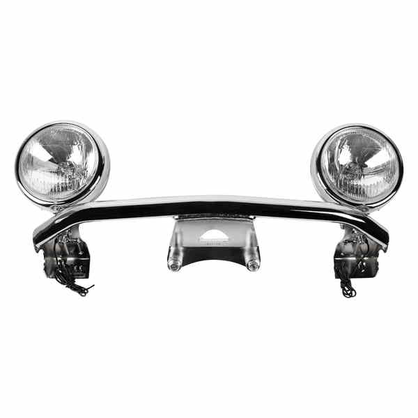 取寄せ スポットライト付きライトバー - ライトバー コブラ Lightbar - VTX1300/1800 04-0151 DRAG BLV40151