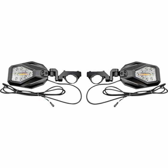 取寄せ SXSミラー カスタム ダイナミクス SXS Mirrors - LED Running Light/Turn Signal SXS-MIRROR DR..