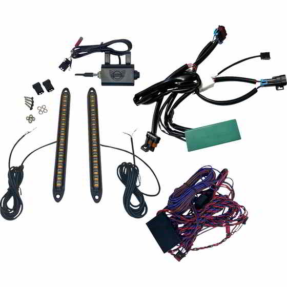 取寄せ ターンシグナルキット - フロント/リア - RZR カスタムダイナミクス Turn Signal Kit - Front/Rear - RZR CD-SXS-RZR3 DRAG 20202213