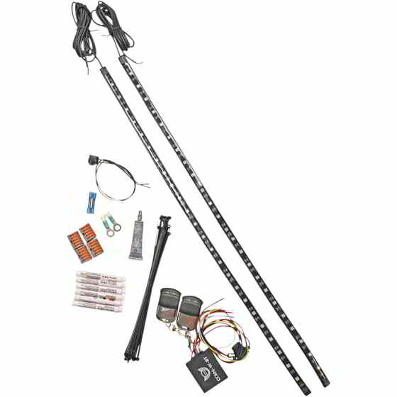 取寄せ スノーモービル LED ランニングボードキット カスタムダイナミクス Snowmobile LED Running Board Kit MWZ-OR-SNOW-01 DRAG 20402330