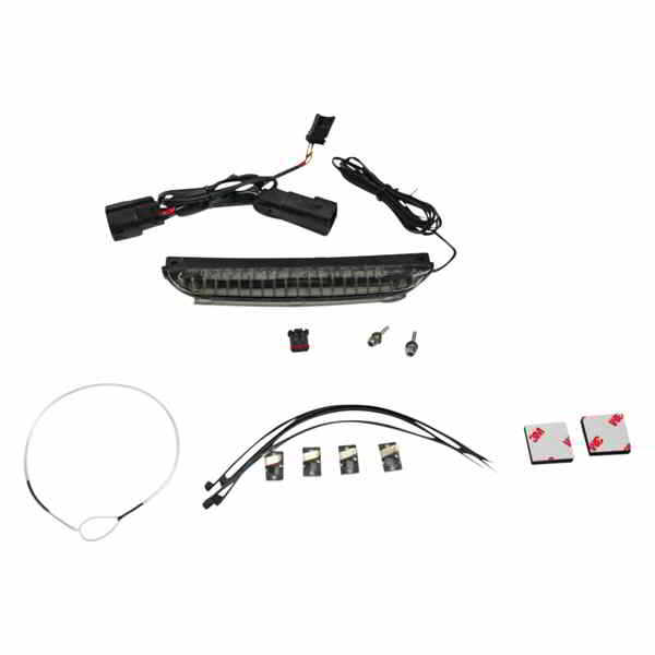 取寄せ 荷物ラックライトバー - スモーク カスタムダイナミクス Luggage Rack Light Bar - Smoke CD-LR-05-S DRAG 20402333