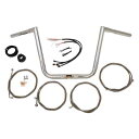 取寄せ APEハンガーハンドルバーキット LA チョッパーズ Handlebar and Cable Kit - 10 - Chrome LA-7312KT1-...