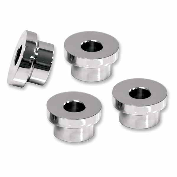 取寄せ 斜めのライザーブッシングキット LA チョッパーズ Riser Adapter - 5° - Chrome LA-7400-00 DRA..