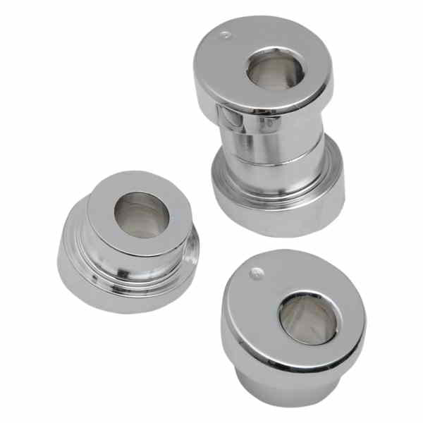 取寄せ 斜めのライザーブッシングキット LA チョッパーズ Riser Adapter - 10° - Chrome LA-7400-10 DR..