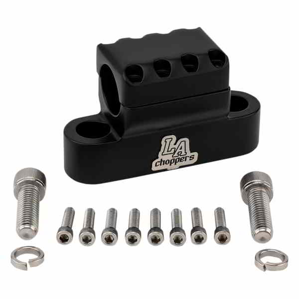 取寄せ LAチョッパーズ Clamp - Kage Fighter - Flat Black LA-7335-XXCM DRAG 06030824