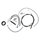 取寄せ LAチョッパーズ Handlebar Cable/Brake Line Kit - Complete - 12 - 14 Ape Hanger Handlebars - Black Vinyl LA-8152KT2-13B DRAG 06620492