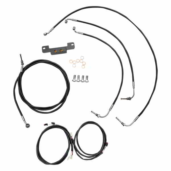 取寄せ 完全なプラグアンドプレイ ケーブル キット LA チョッパーズ Cable Kit - 12 - 14 Handlebars -..