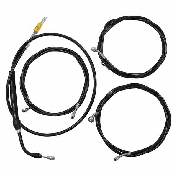  LAåѡ Handlebar Cable/Brake Line Kit - Complete - 12 - 14 Ape H...