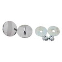 取寄せ フェアリングミラーホールプラグ LAチョッパーズ Mirror Mount Covers - Chrome LA-9001-00 DRAG 22020205