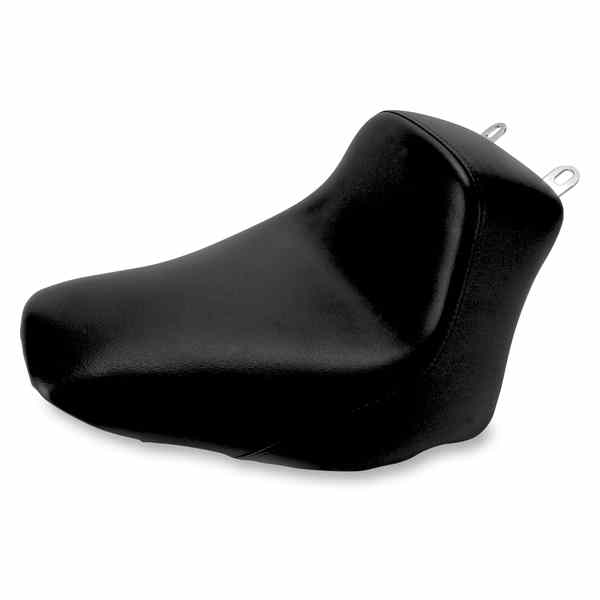 取寄せ ソロシートのかかと サドルマン Heels Down Solo Seat - Without Backrest - Plain - Black - FLSTC 806-15-0021 DRAG 08020598