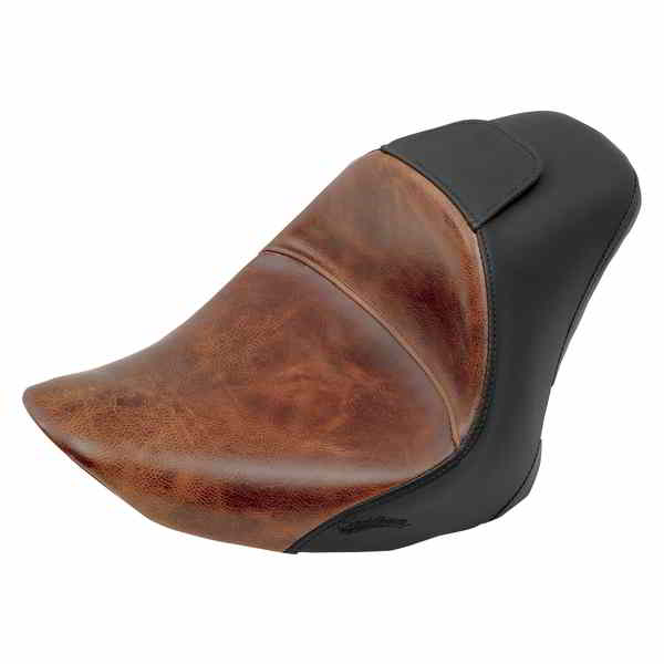 取寄せ Renegade Lariat Leather Solo Seat サドルマン Lariat Seat - Softail '06-'17 806-12-0041B DRAG 08020748