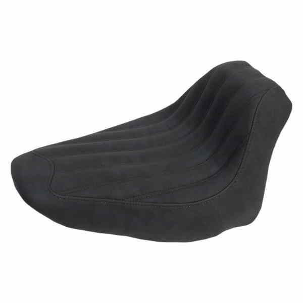 取寄せ ナックルソロシート サドルマン Knuckle Solo Seat - Ribbed - Black - FLSTC 806-15-0023 DRAG 08020826